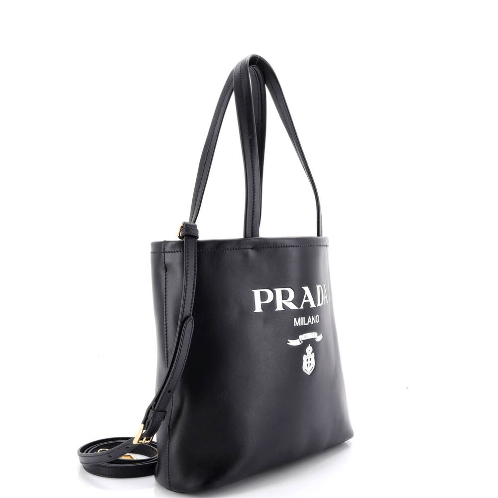 Prada Logo Convertible Open Tote #238954P13B - Picture 2 of 6